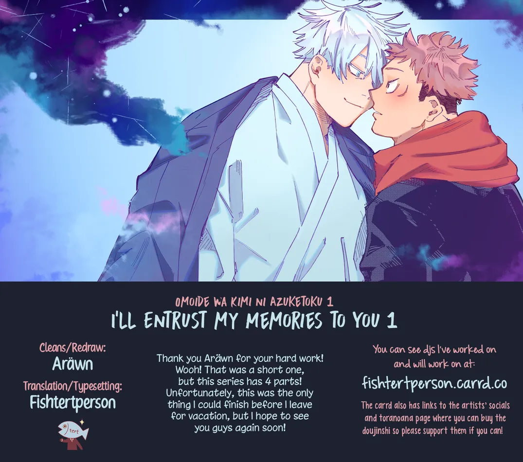 [Manimani / RDoutai] Omoide wa Kimi ni Azuketoku – Jujutsu Kaisen dj [Eng] — 013