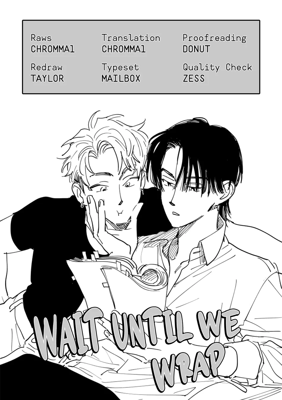 [UNO Yukiaki] Wait Until We Wrap [Eng] — 001