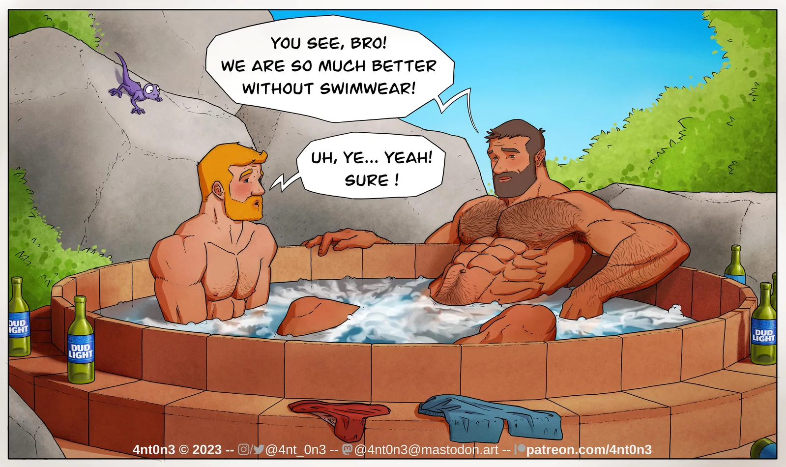 [4nt0n3] Tim And Rico In The Hot Tub [Eng] — 001