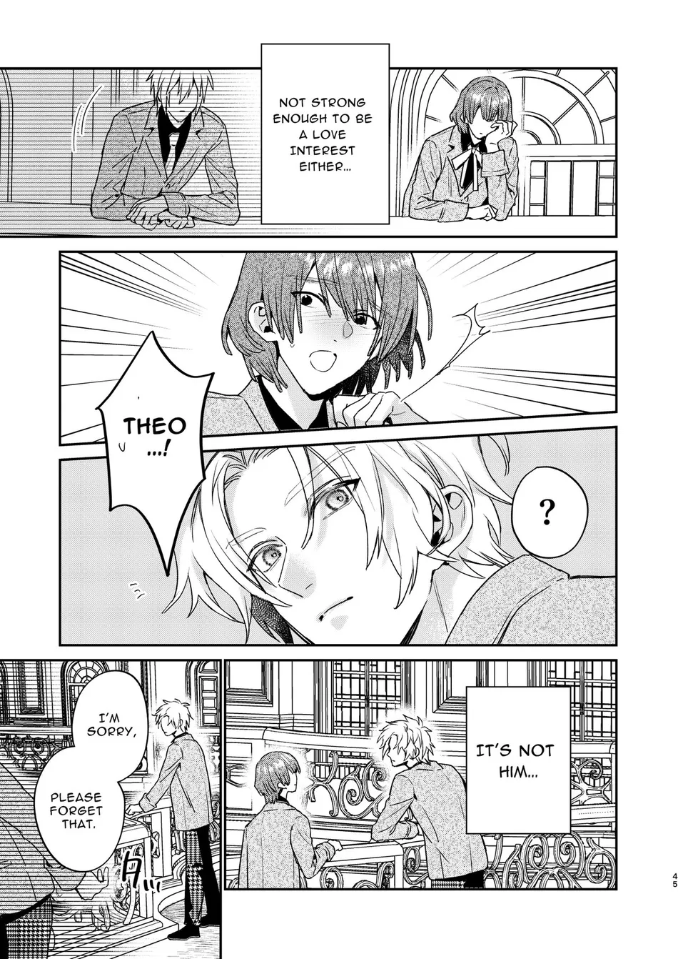 [niwaniwa (Oova Akiru)] Tensei Mob wa BL-gee no Sekai de Hamerare Kouryakusaremashita!? 3 | Sex with the Love Interest! But I’m an NPC! 3 [Eng] — 045