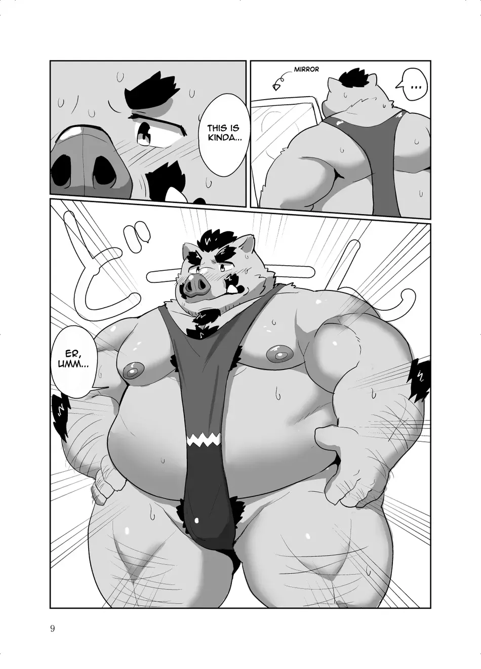 [Kyouretsu Hiyougeka (Beat-kun)] Roshutsu Hentai Dosukebear Vol.2 | Exhibitionist Pervert Dosukebear Vol.2 [Eng] — 008