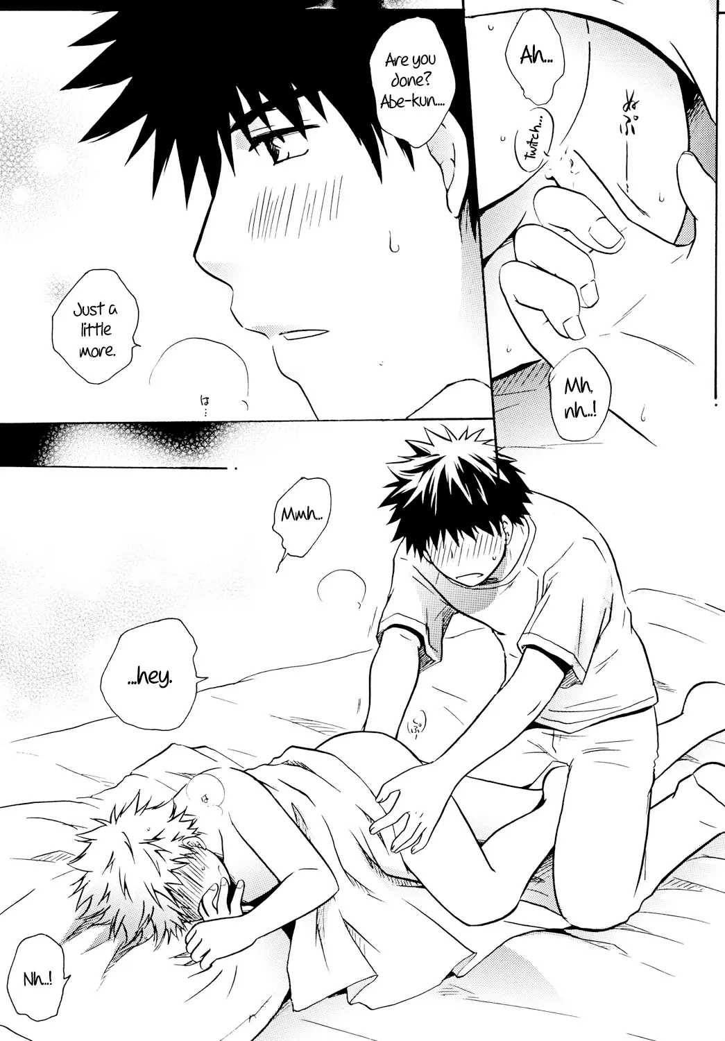 [Viva Mikinosuke (Katazaki Miki)] Dakishimete Suki to Itte – Hold Me and Tell Me You Love Me – Ookiku Furikabutte dj [Eng] — 012