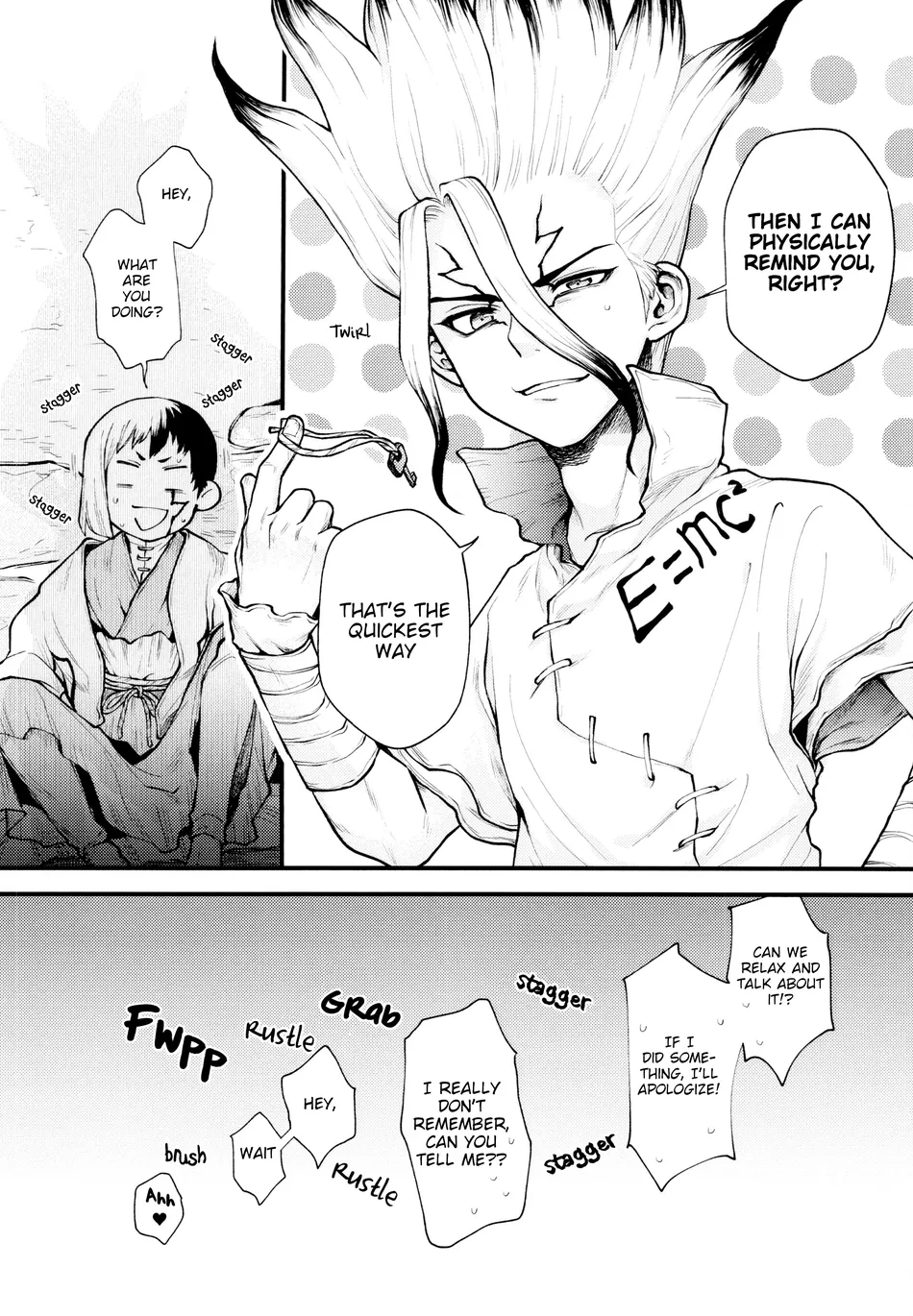 [Uso293 (Sasakure)] Te mo Ashi mo Denai ne – Dr.STONE dj [Eng] — 005