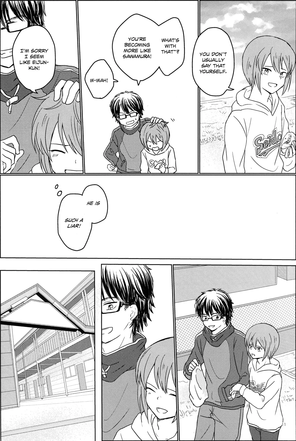 [Chakusui (Natsuki)] Itadakimasu no Mahou – Daiya no Ace dj [Eng] — 012