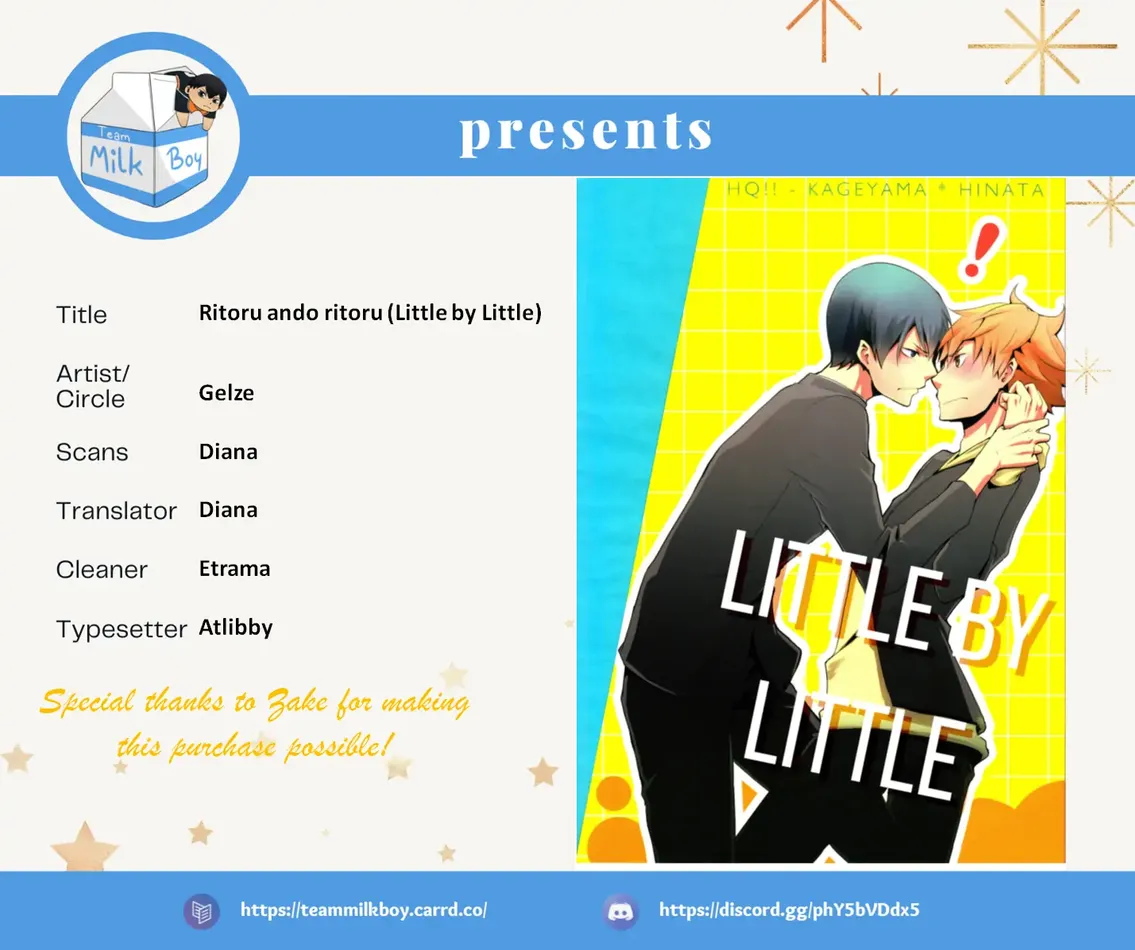 [Gelze] Little by Little – Haikyuu!! dj [Eng] — 001