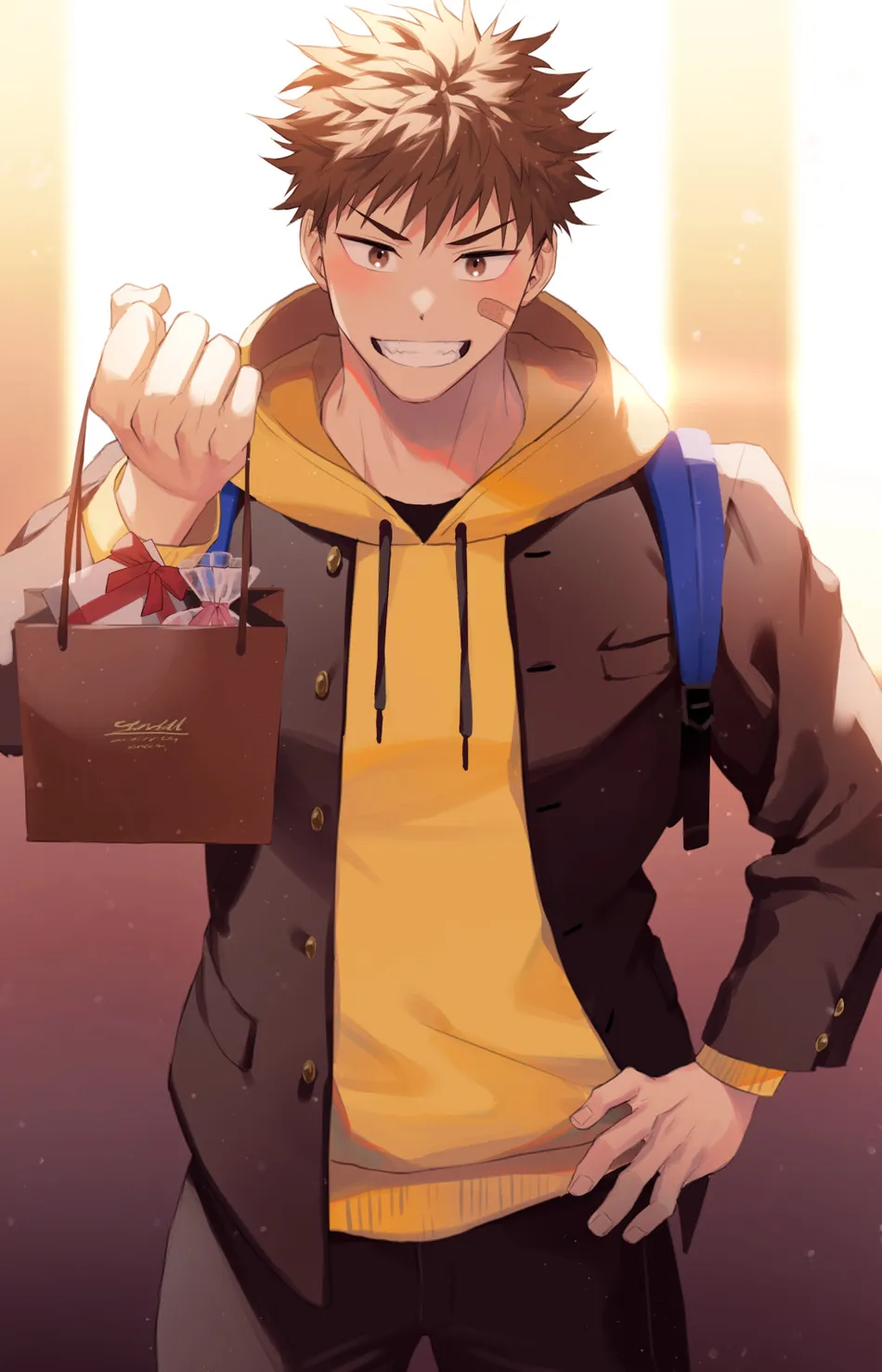 [haozz] 47 To a classmate who proudly shows chocolate — 001