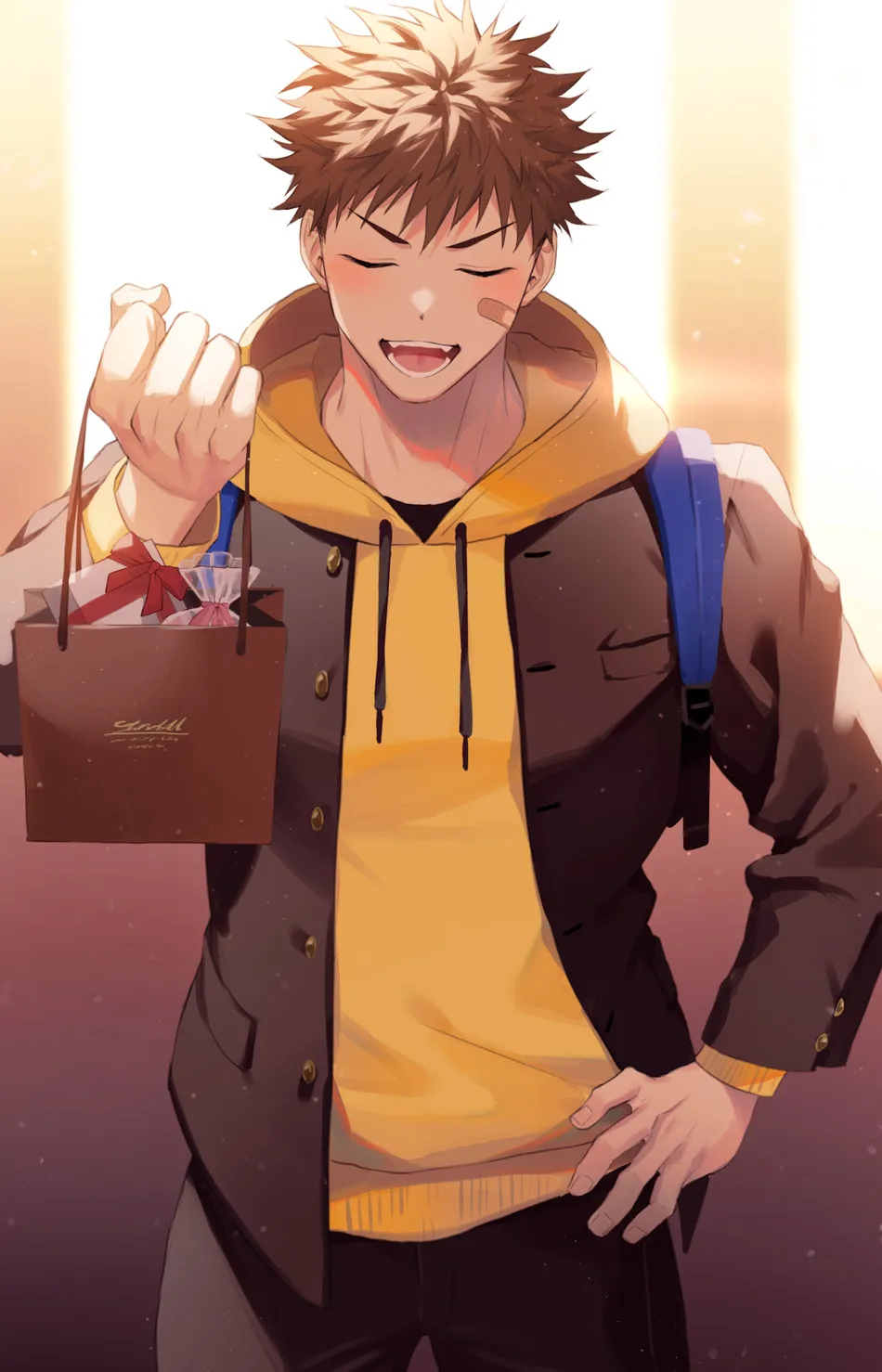 [haozz] 47 To a classmate who proudly shows chocolate — 005