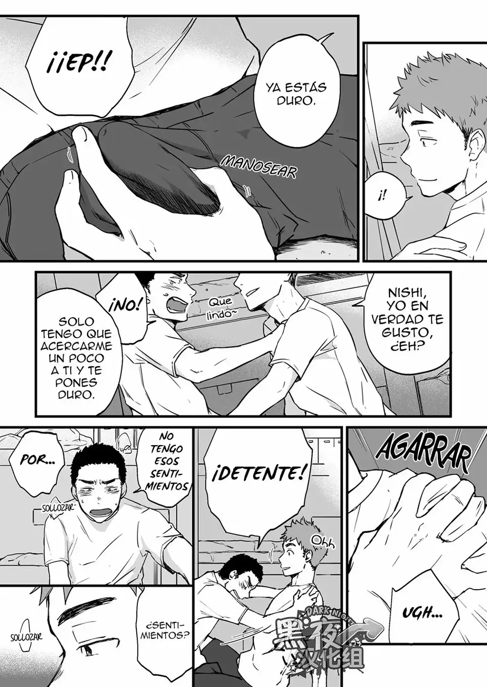 [Nakamuratakumi (kemukemuke)] Yarichin Tareme to Nakimushi Bouzu [Spa] — 014