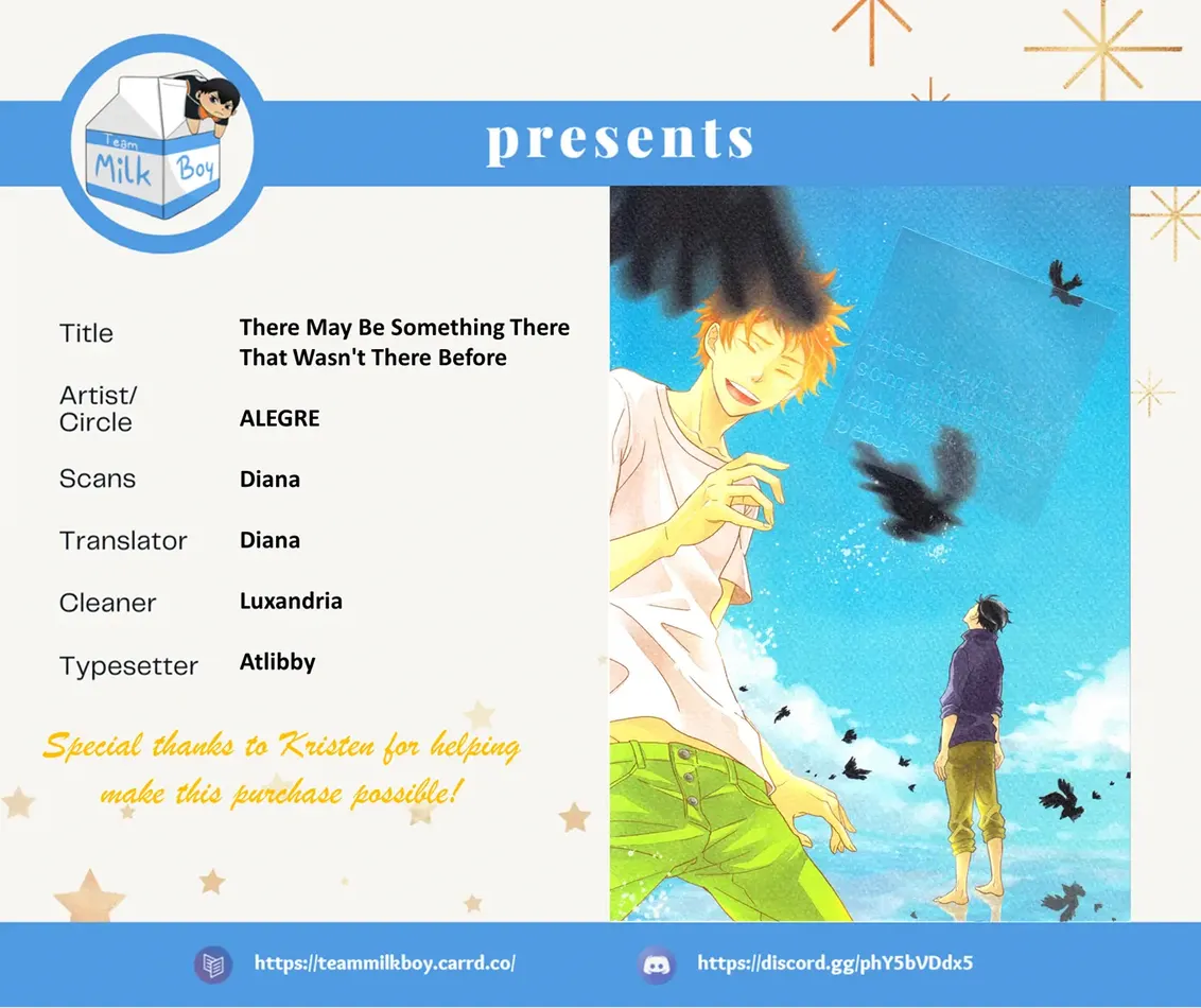 [Alegre] There May Be Something There That Wasn’t There Before – Haikyuu!! dj [Eng] — 001