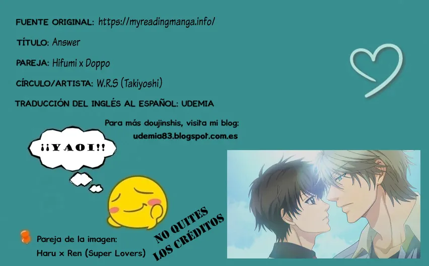 [W.R.S (Takiyoshi)] Answer – Hypnosis Mic dj [Español] — 001