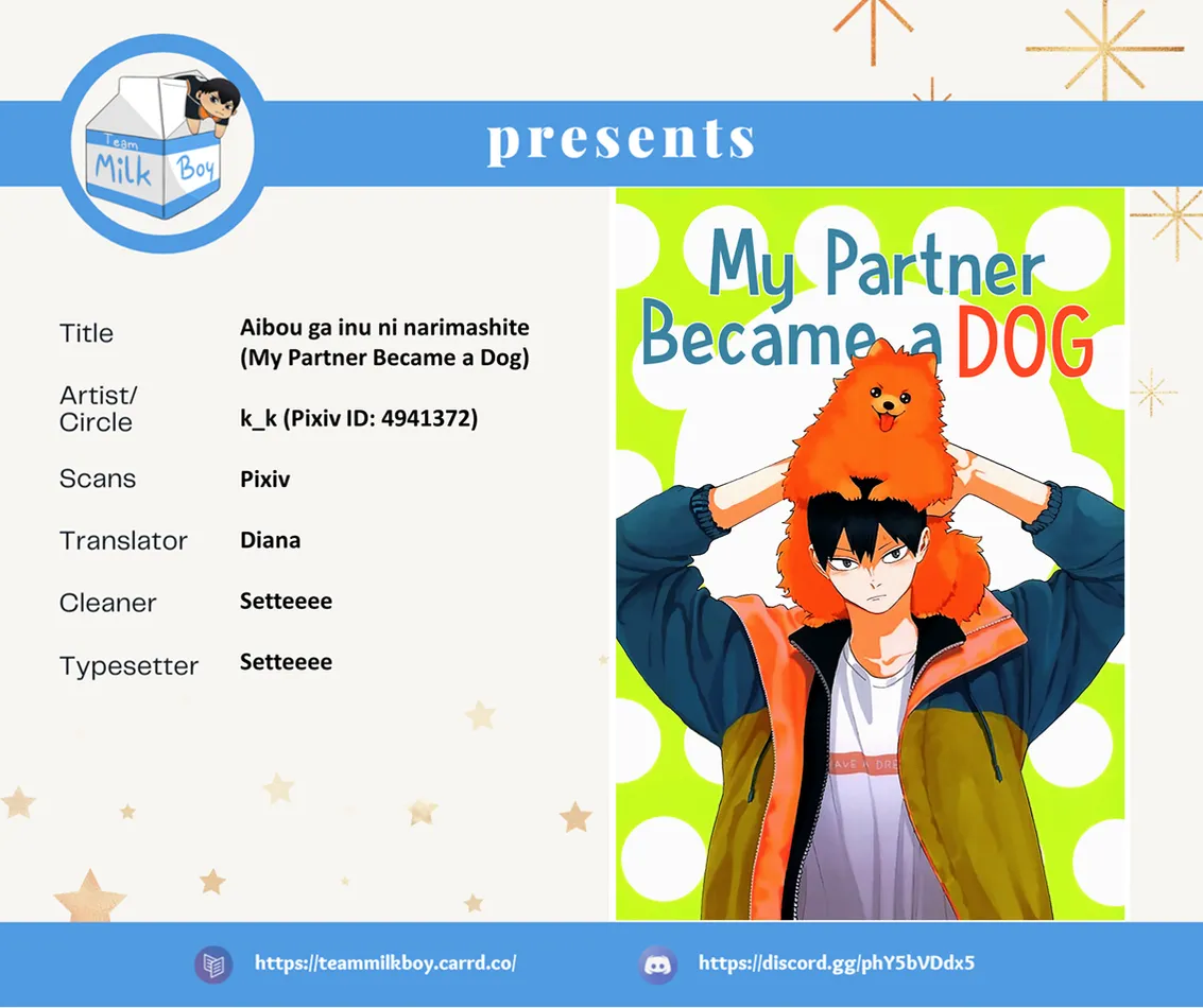 [Kanouh] My Partner Became a Dog – Haikyuu!! dj [Eng] — 001