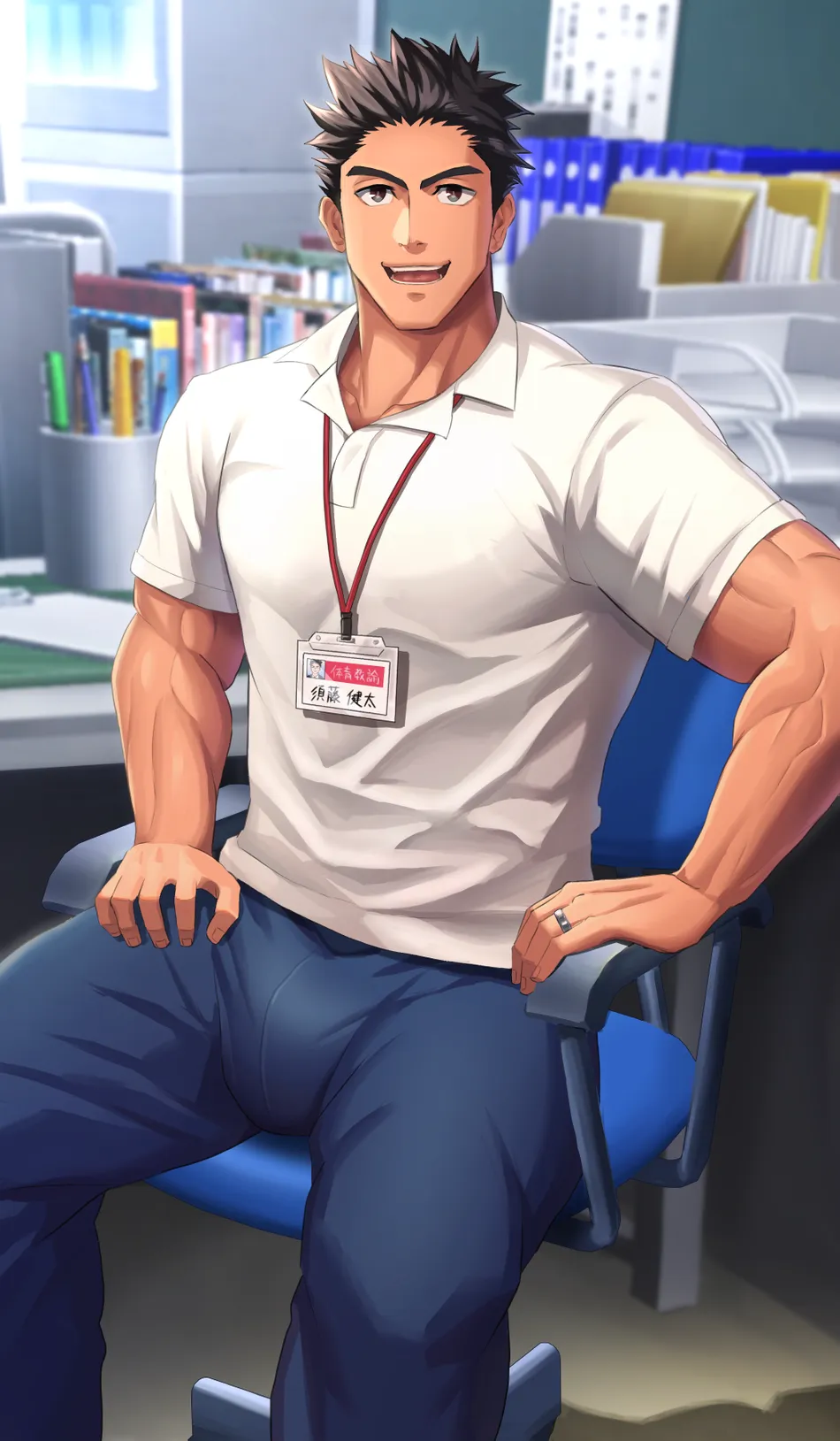 Animation: When I confessed my feelings to my newlywed teacher, he took me to the instructor’s room and… by izukonohito — 001