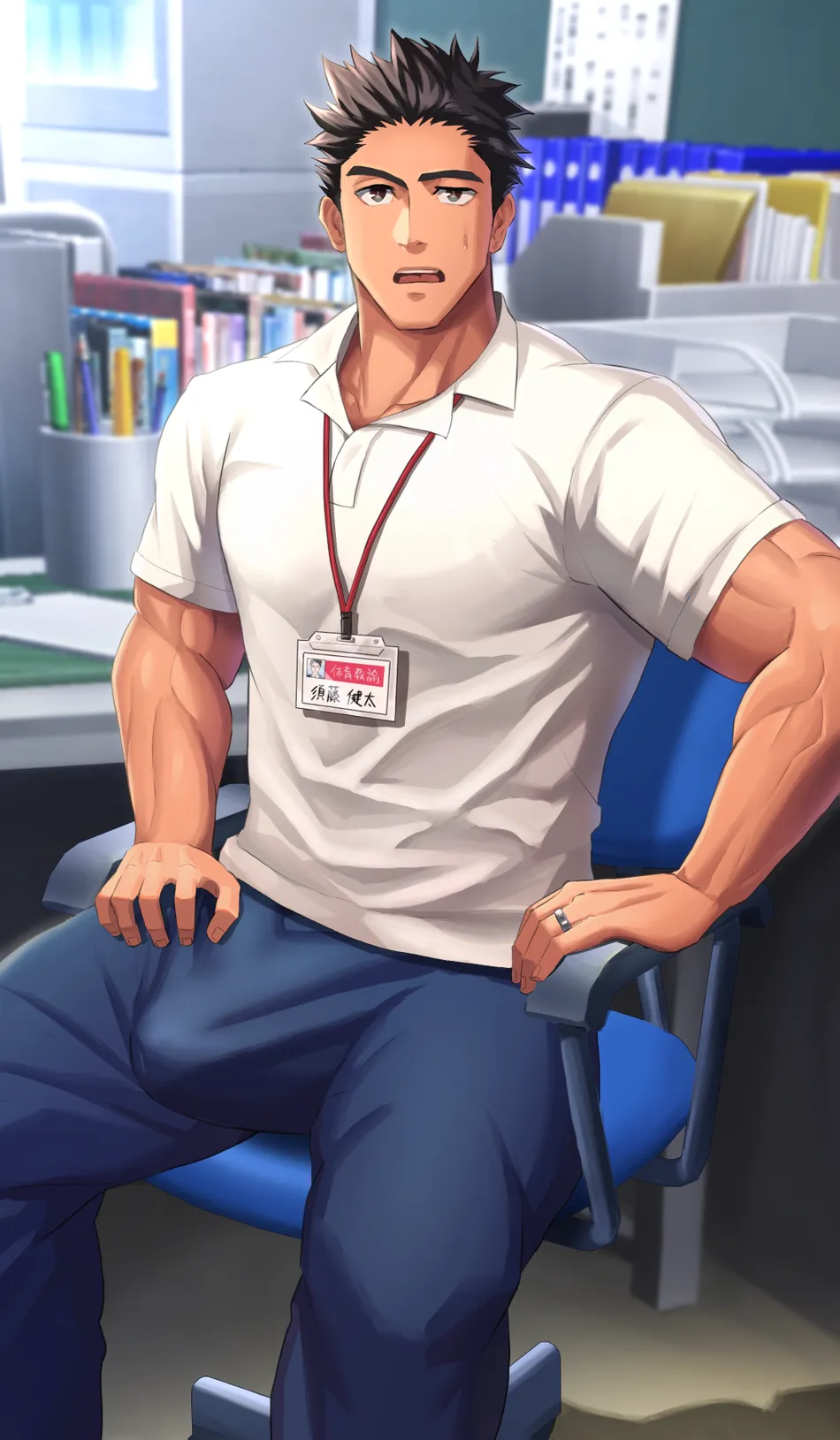 Animation: When I confessed my feelings to my newlywed teacher, he took me to the instructor’s room and… by izukonohito — 002