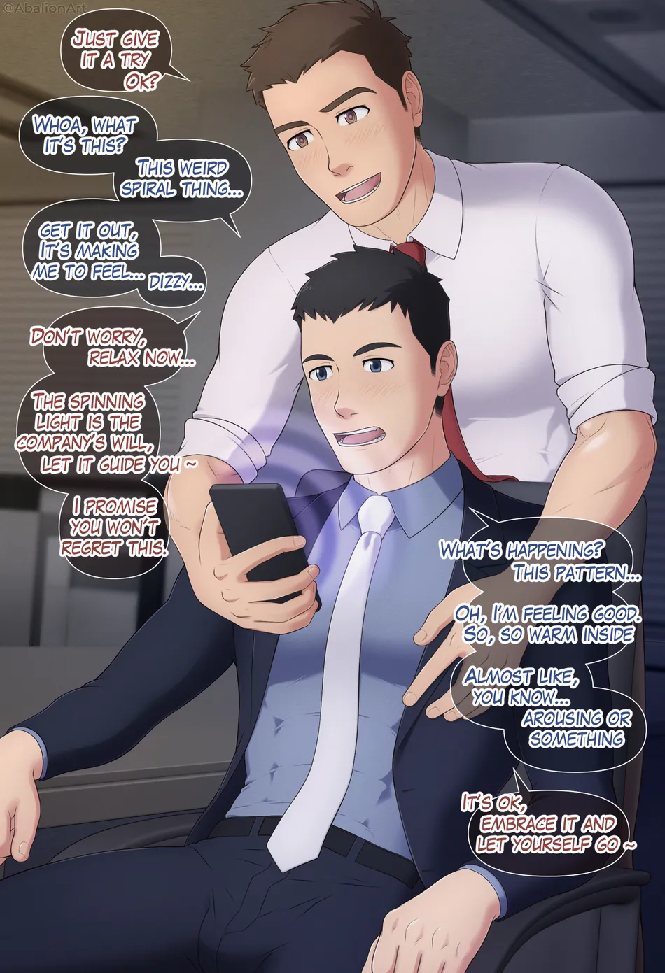 [Abalion] Hypno Office CG set [Eng] — 008