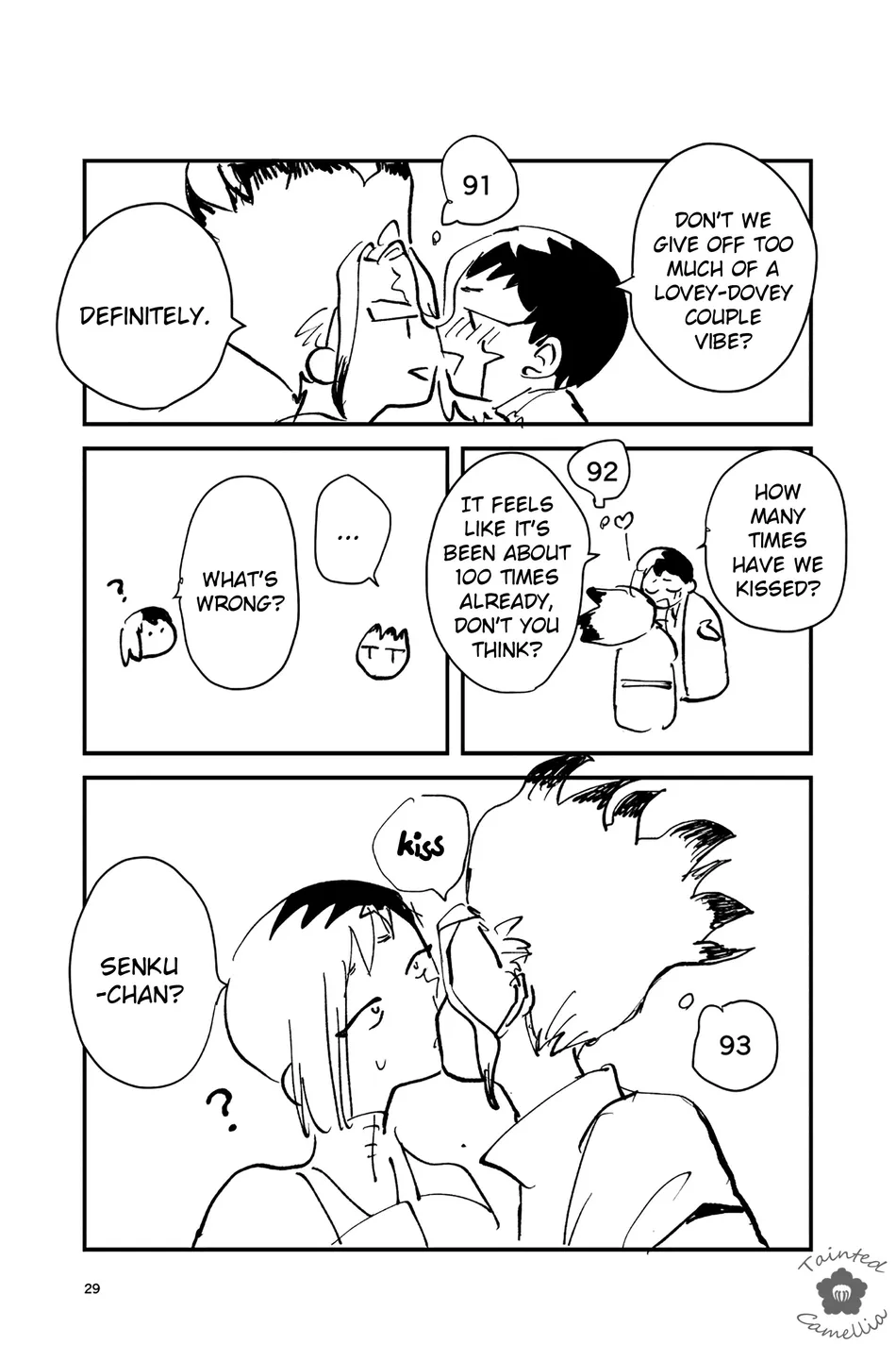 [Katasumi monooki/ Amayuki] SenGen no 100kai kiss suru toko mitai Hon – Dr. Stone dj [Eng] — 026