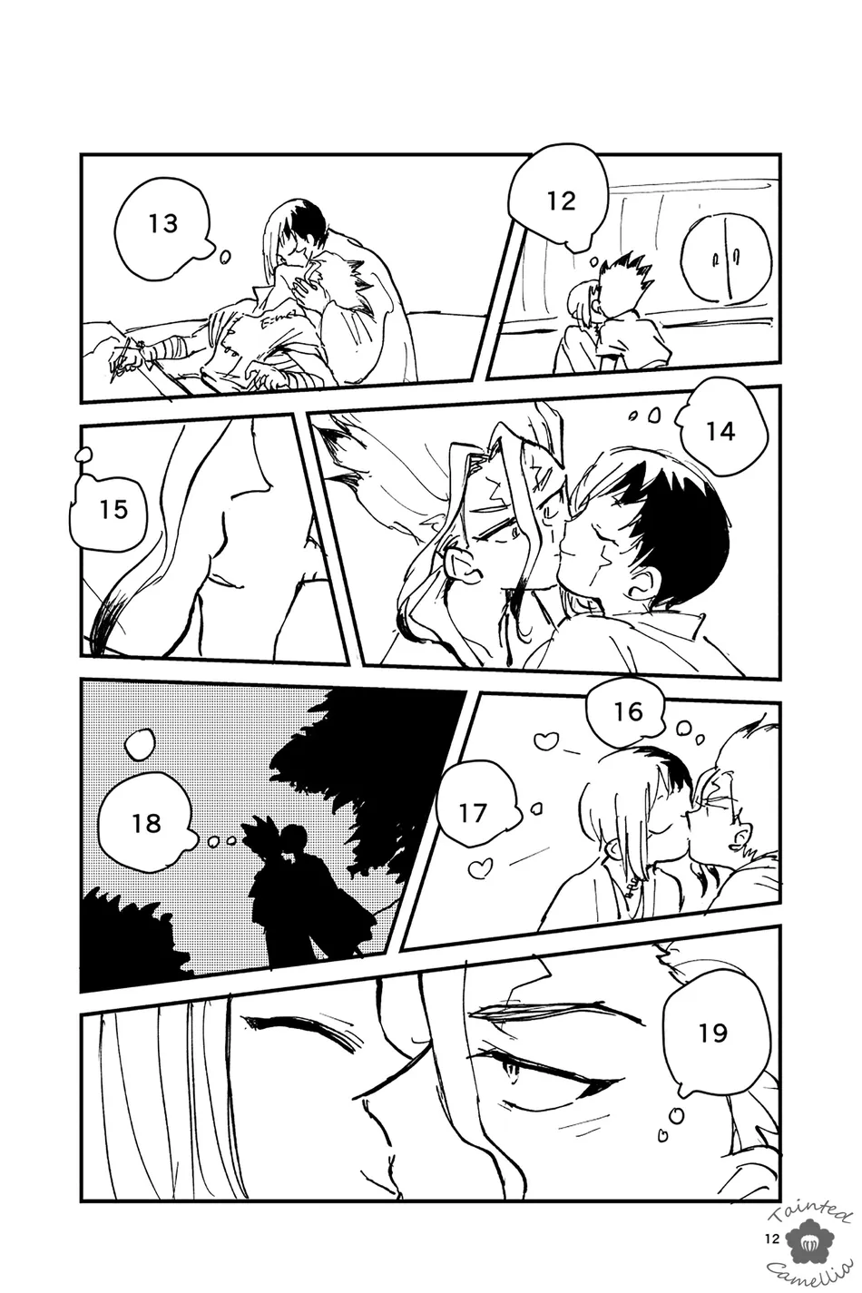 [Katasumi monooki/ Amayuki] SenGen no 100kai kiss suru toko mitai Hon – Dr. Stone dj [Eng] — 009