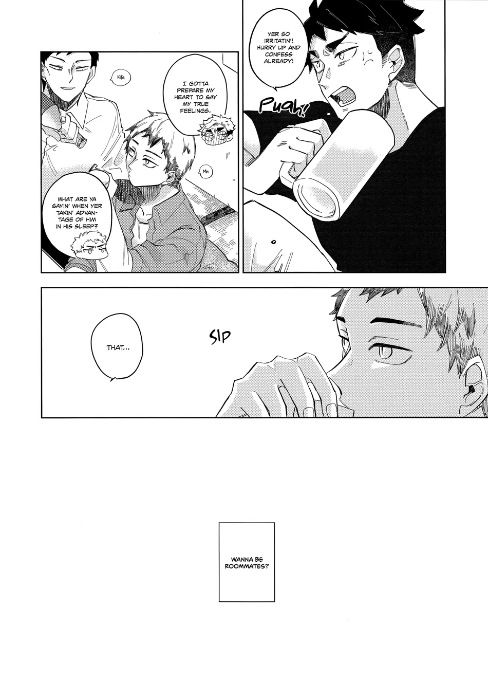 [Teishuku (Icho)] Issei Ichidai no Kokuhaku – Haikyuu!! dj [Eng] — 017