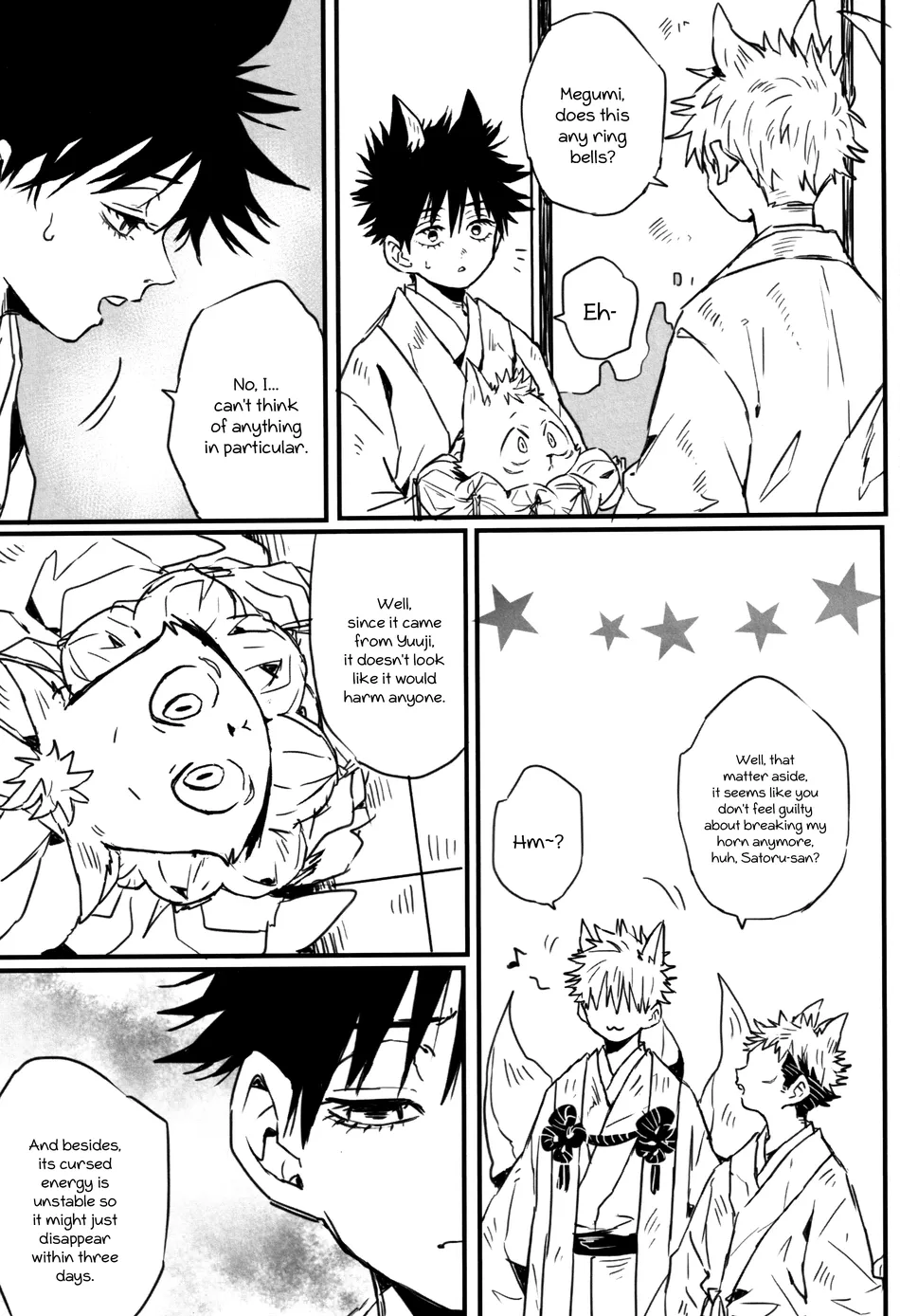 [Koyadofu/ Kihara] Kitsune ni Yomeiri 3 – Jujutsu Kaisen dj [Eng] — 012
