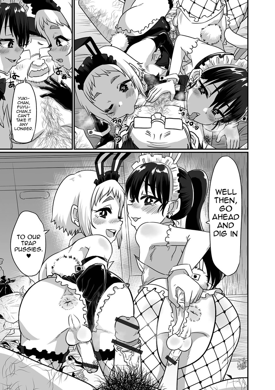 [Nikuyaki] Doko demo Shucchou! Otokonoko Deli Bunny [Eng] — 009