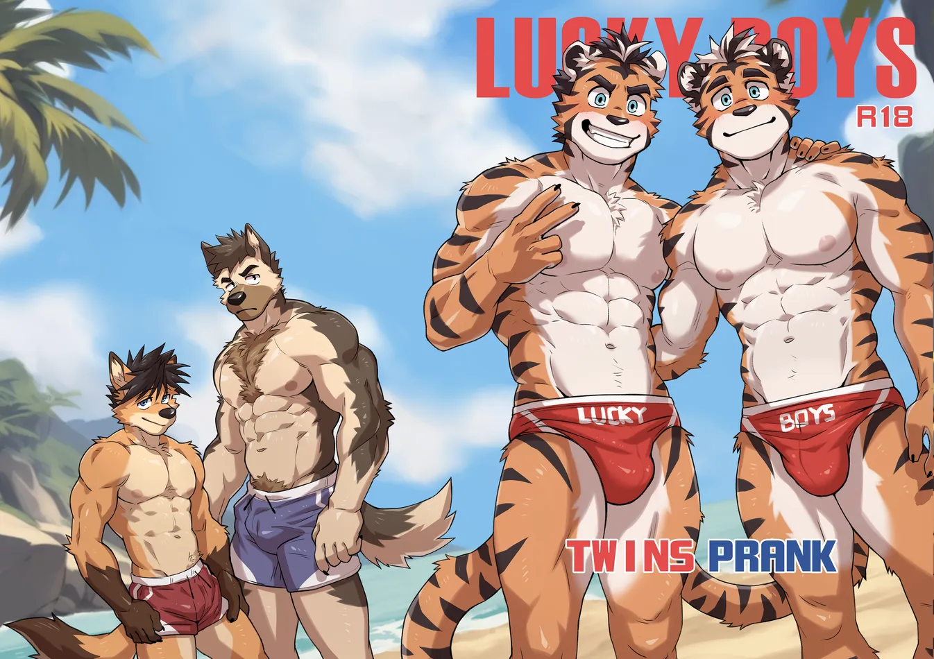 [KUMAK.COM (KUMAK)] Lucky Boys – Twins Prank [Eng] — 002