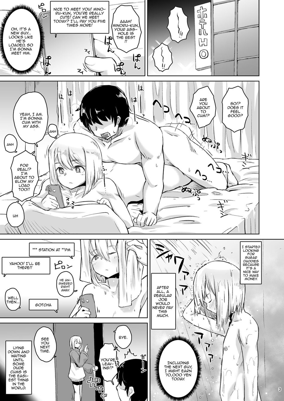 [Mentsukidou (Shimuro)] Papa Katsu o Name Kitta Otokonoko Mesu Ochi Muryou Ketsumanko | The Trap Who Completely Underestimated a Sugar Daddy Led To Him Giving His Bussy Out For Free [Eng] — 002