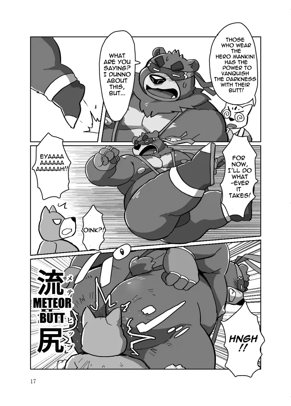 [Kyouretsu Hiyougeka (Beat-kun)] Roshutsu Hentai Dosukebear| Exhibitionist Pervert Dosukebear [Eng] — 016