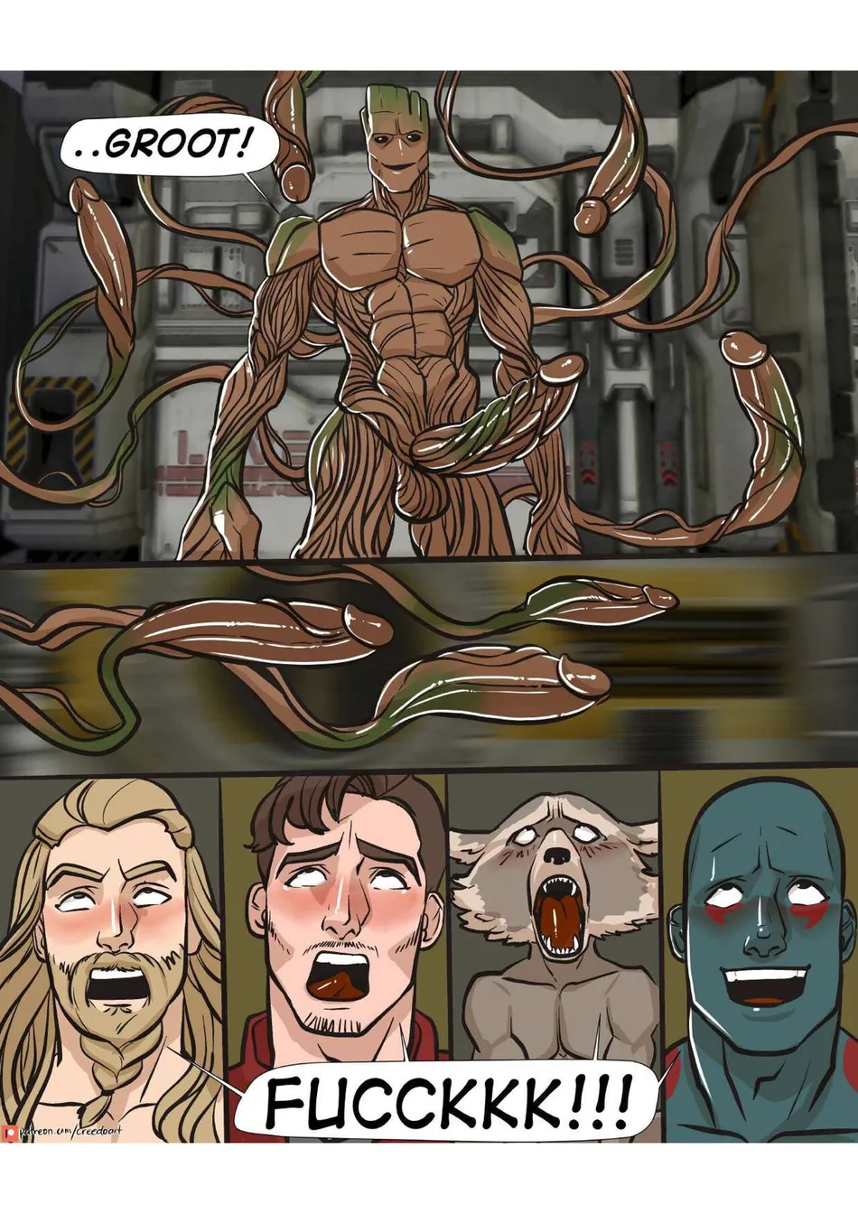 [Creedo] Guardians Gangbang – Guardians of the Galaxy dj [Eng] — 012