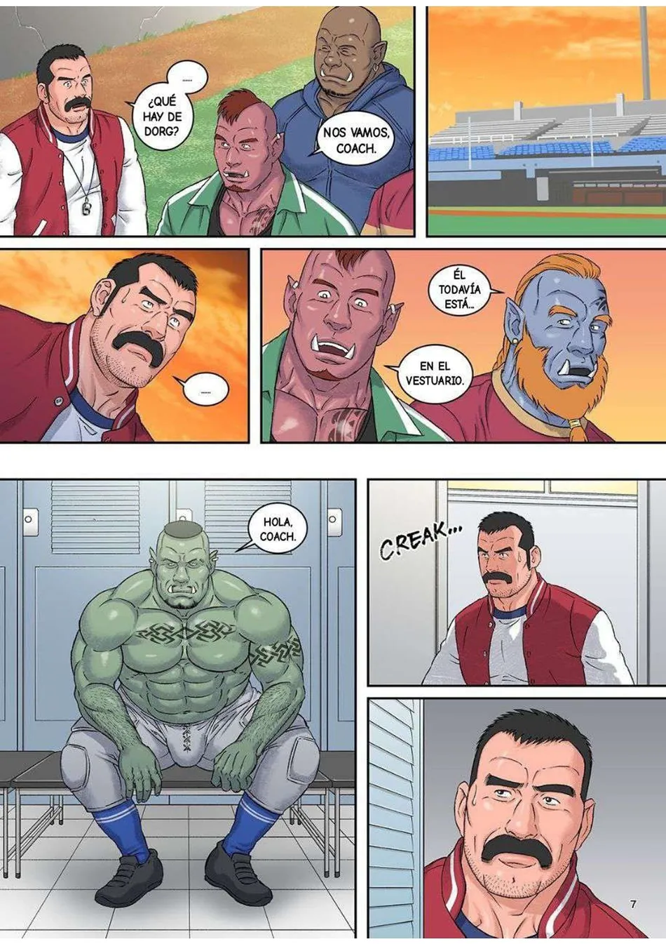 [Gengoroh Tagame] BSB A Football Coach – In the Case of Jim Brooks [Español] — 008