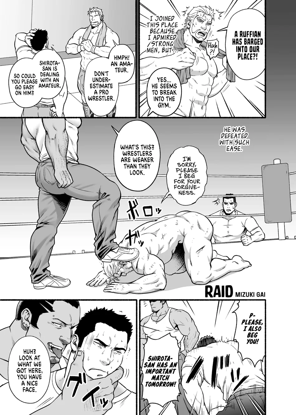[Mizuki Gai] Raid – Kachikomi [Eng] — 001