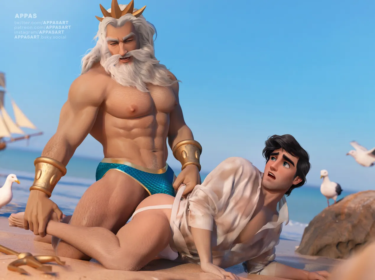 [Appas] Prince Eric X King Triton — 001