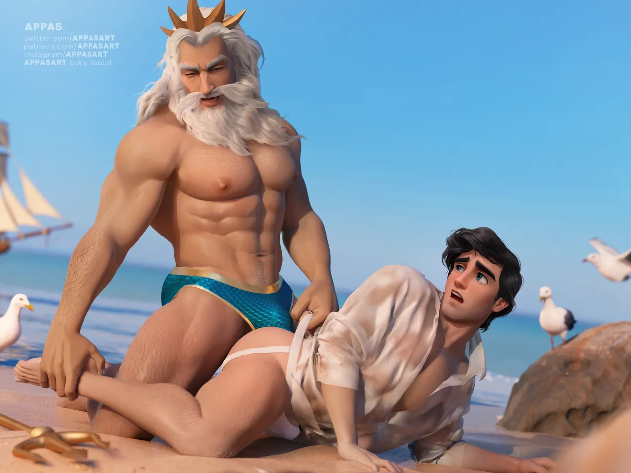 [Appas] Prince Eric X King Triton — 002