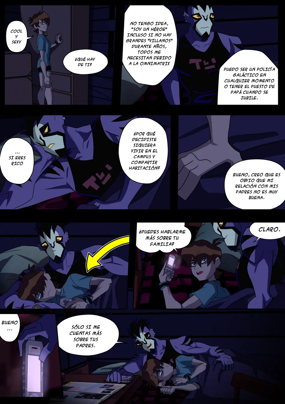 [Kikuharu Nakamura] Nega Ben Comic – Ben 10 x Rook [Spa] — 077
