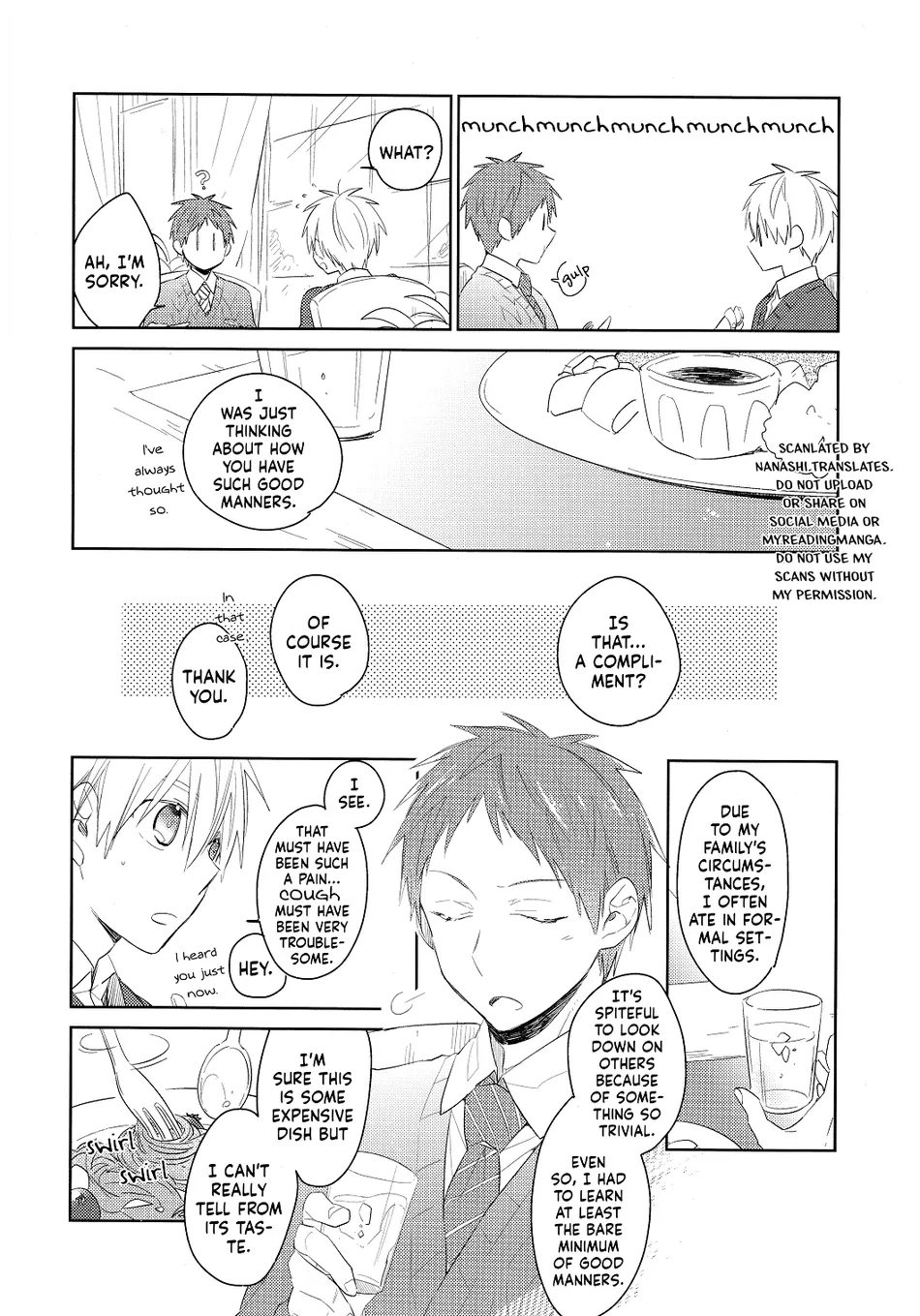 [TAM (Tamiya Komo)] Kuroko no Basket dj – Itadakimasu. & Gochisousama. [Eng] — 004
