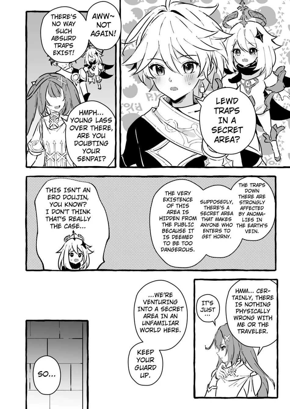 [Peko Renmei (Mrimiya Yuu)] Ero Trap Hikyou nante Aru wakenai daro – Genshin Impact dj [Eng] — 012