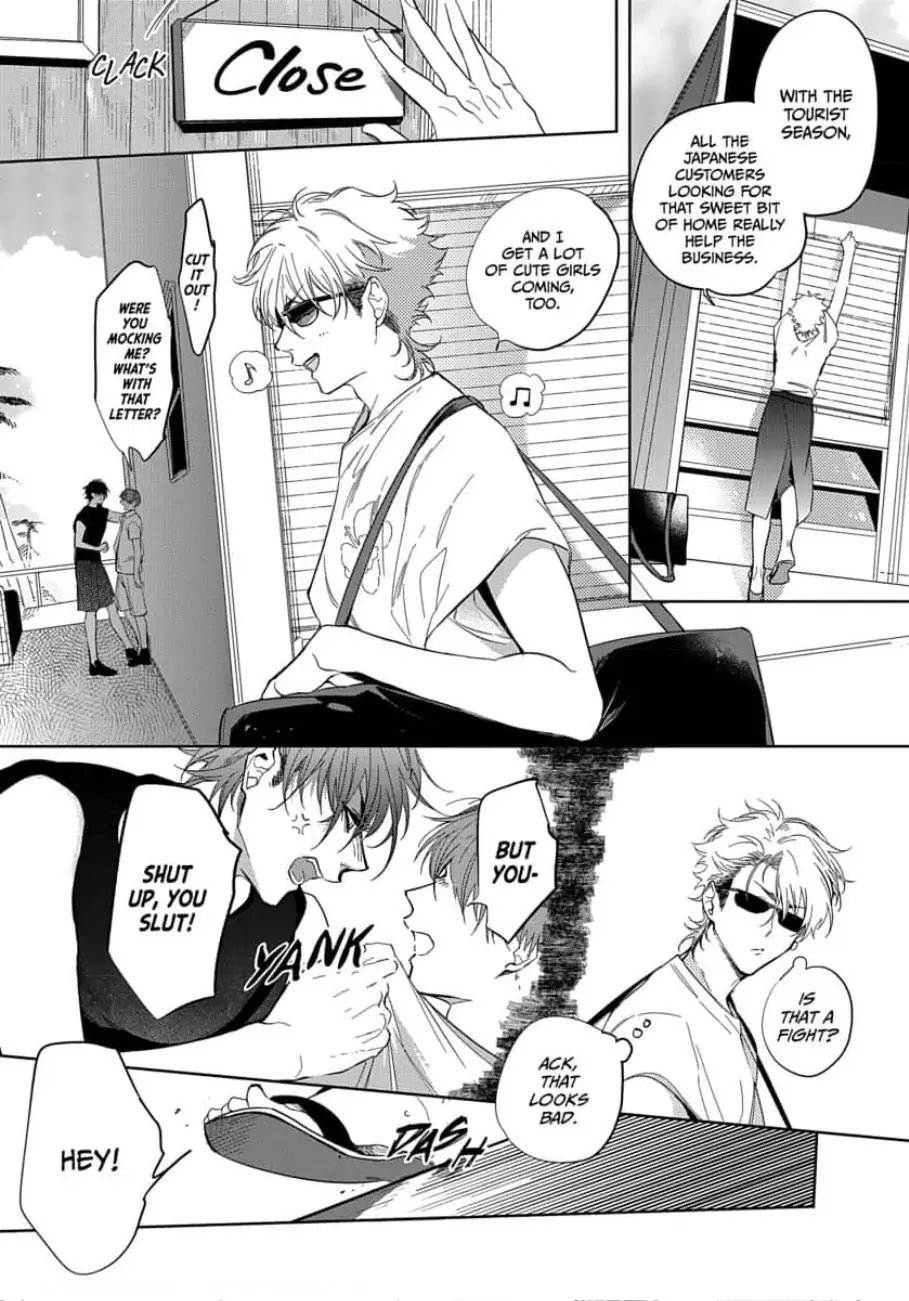 [SOUTOME Emu] Seme×Seme ♂n the beach [Eng] — 009