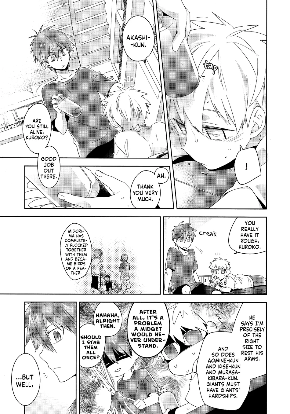 [TAM (Tamiya Komo)] Kuroko no Basket dj – Sawatte, Kawatte [ENG] — 009