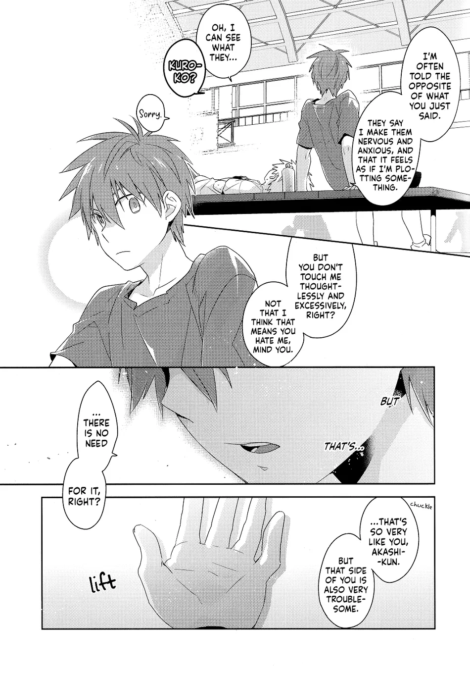 [TAM (Tamiya Komo)] Kuroko no Basket dj – Sawatte, Kawatte [ENG] — 011