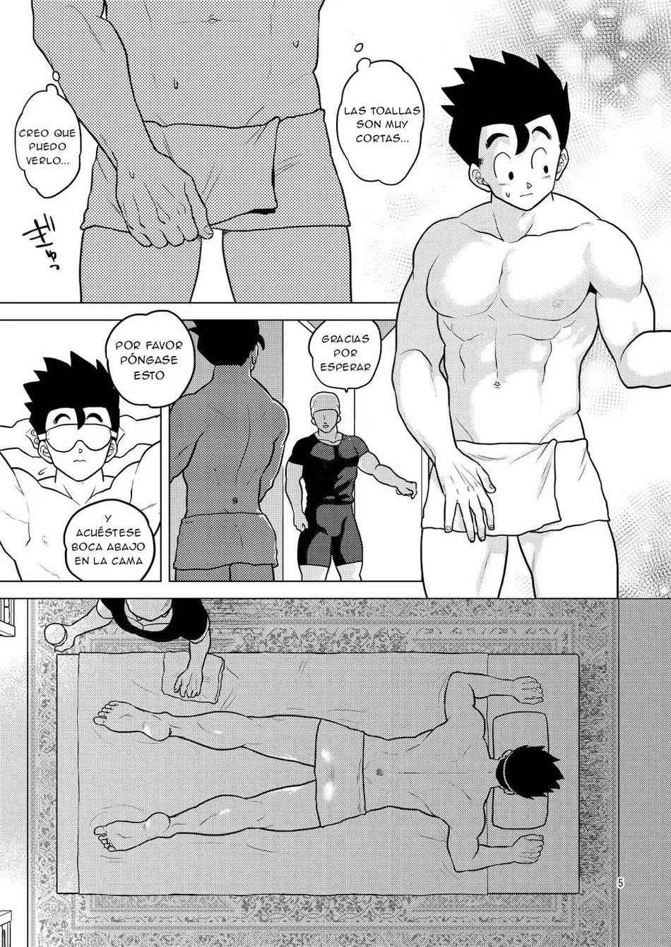 [Tousoku Chokusen Undou (Pain)] Gokuraku e Youkoso – Dragon Ball Z dj [Spa] — 004