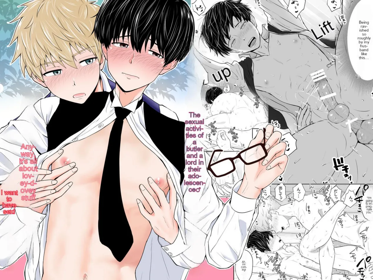 [Pyutaro] Shitsuji to Ryoushu no Shishunki Seikatsu♂～Tonikaku Icharabu Ecchi ga Shitai！～ [Eng] — 001