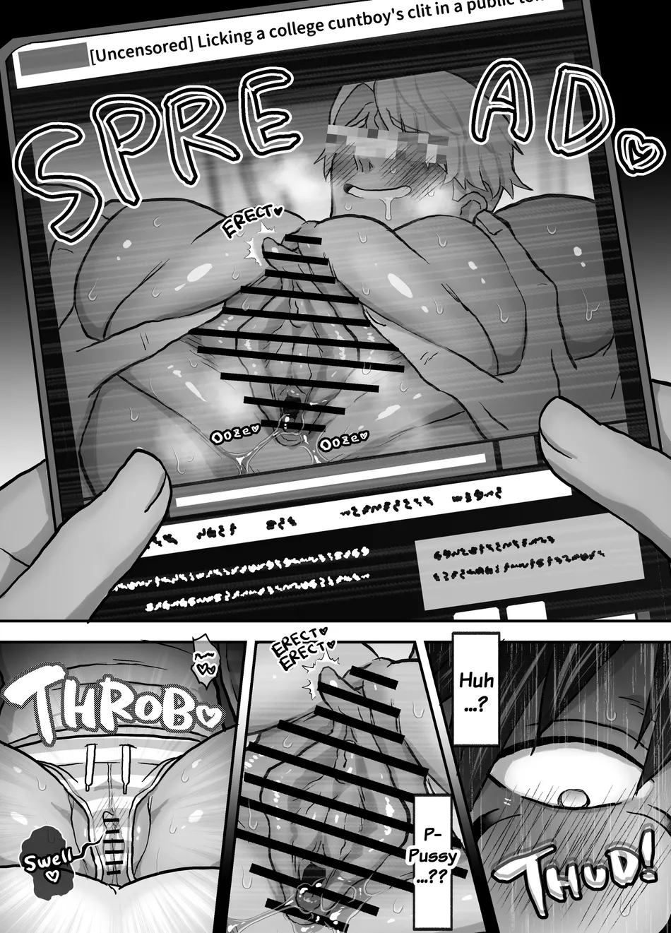 [Onoko Ya Honpo (Kamiwo Akira)] Watching Porn Videos Alone with my Dad [Eng] — 005