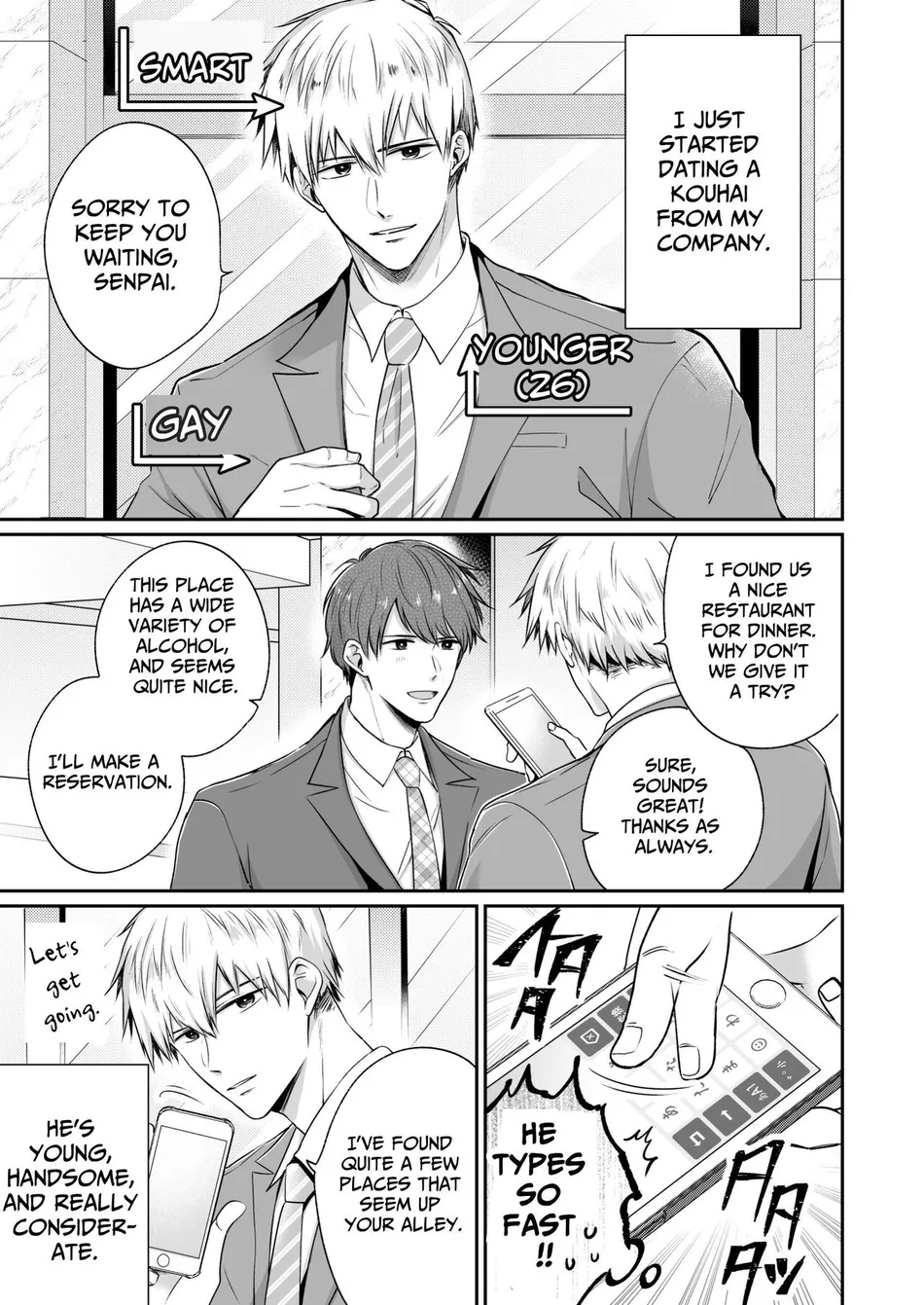 [Sumeshiya-san (Sumeshi)] Ryman LoveHo Danshikai Koibito Hen | Office Worker’s Love Hotel 4 Guys’ Night ~Lovers~ [Eng] — 006
