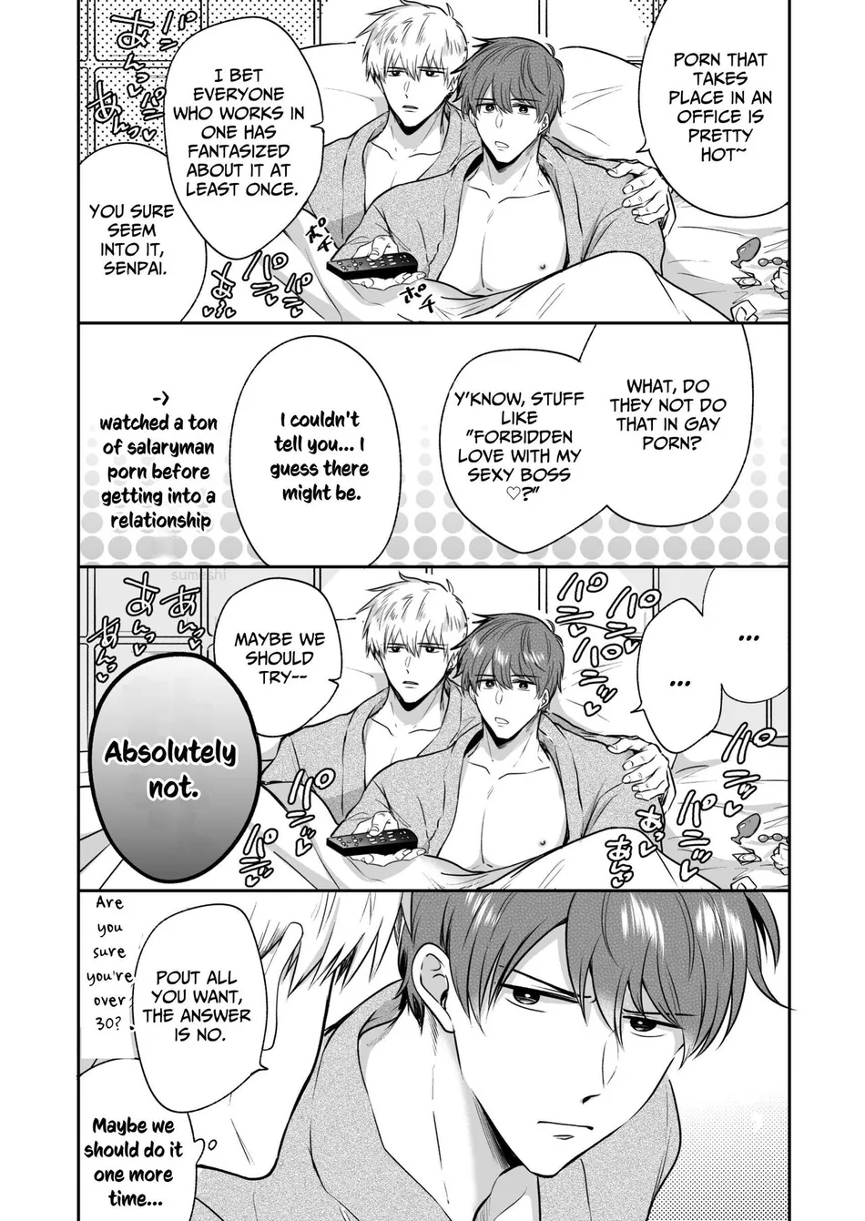 [Sumeshiya-san (Sumeshi)] Ryman LoveHo Danshikai Koibito Hen | Office Worker’s Love Hotel 4 Guys’ Night ~Lovers~ [Eng] — 023