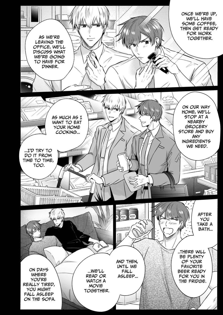 [Sumeshiya-san (Sumeshi)] Ryman LoveHo Danshikai Koibito Hen | Office Worker’s Love Hotel 4 Guys’ Night ~Lovers~ [Eng] — 059
