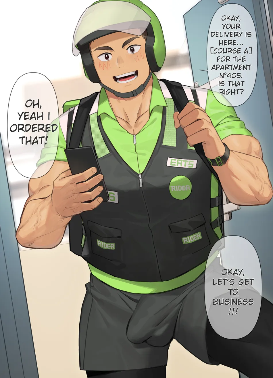 [Gondom] 48 Delivery RIder [Eng] [Uncensored] — 001