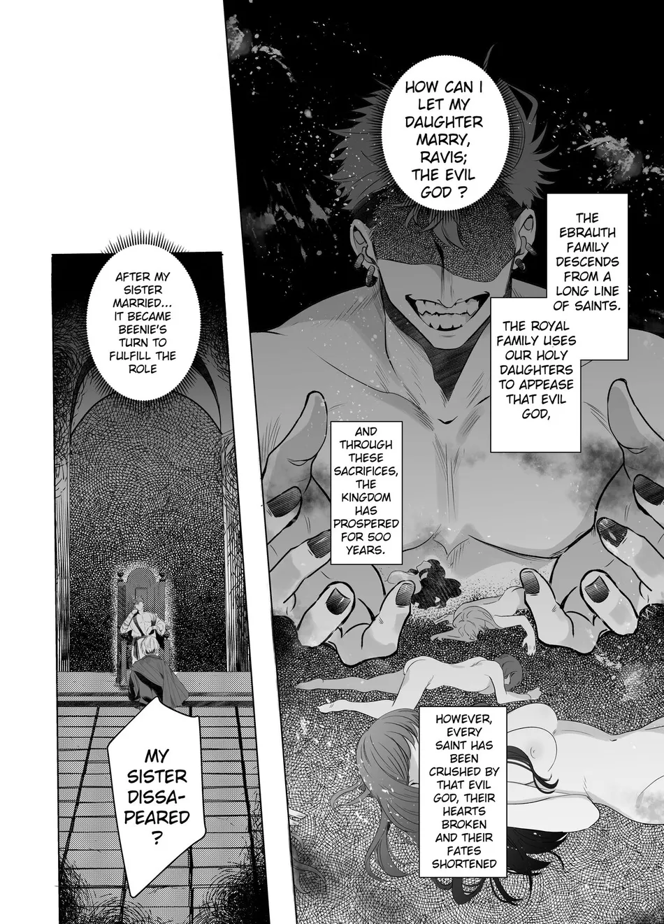 [Pacoz (Sakura Enka)] Jashin ni Metorareta Seikishi ~Afureru Bonyuu no Eikyuu Zecchou~ | A Holy Knight Married to an Evil God ~Anal Climax of Overflowing Breast Milk~ [Eng] — 003