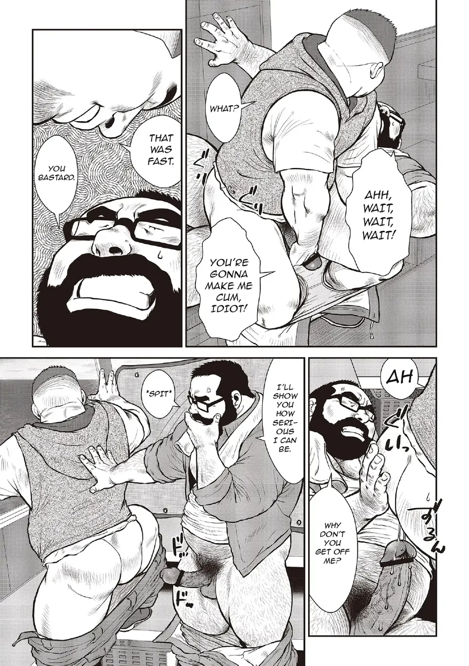 [Ebisubashi Seizou] Ebisubashi Seizou Tanpen Manga Shuu 2 Fuuun! Danshi Ryou [Bunsatsuban] PART 3 Bousou Hantou Taifuu Zensen Ch. 3 ~ Ch. 5 [Eng] — 007