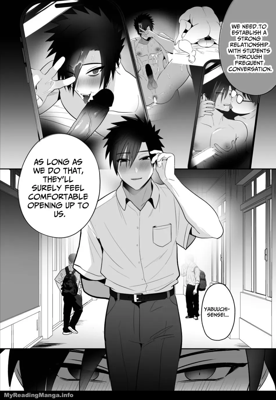[Yamiochi Shita Murabito (Yamito)] Seito Shidou ~Namaiki Furyou no Tame no Mesu Ochi Kousei Kyouiku~ [Eng] — 046