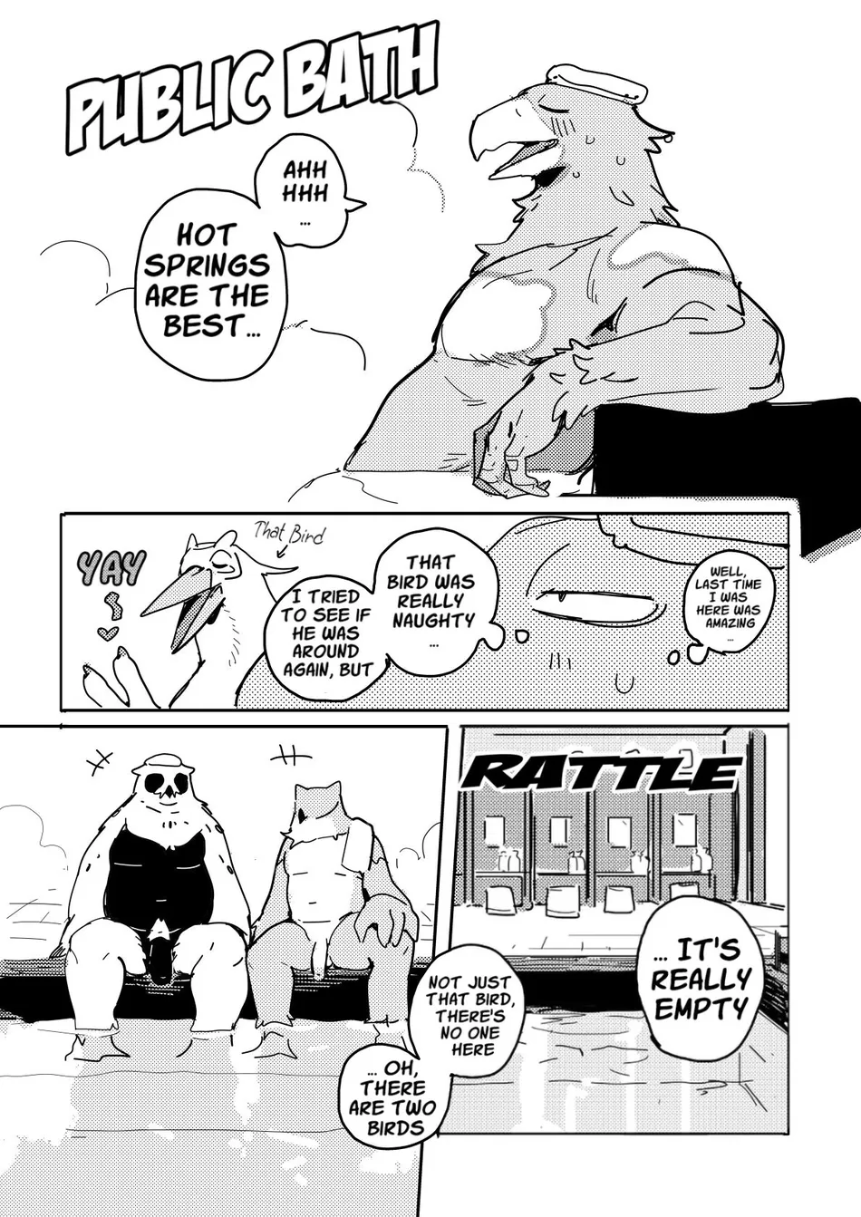 [Rubber Cup Boys (INAX)] White-Tailed Eagle and Owls [Eng] — 001