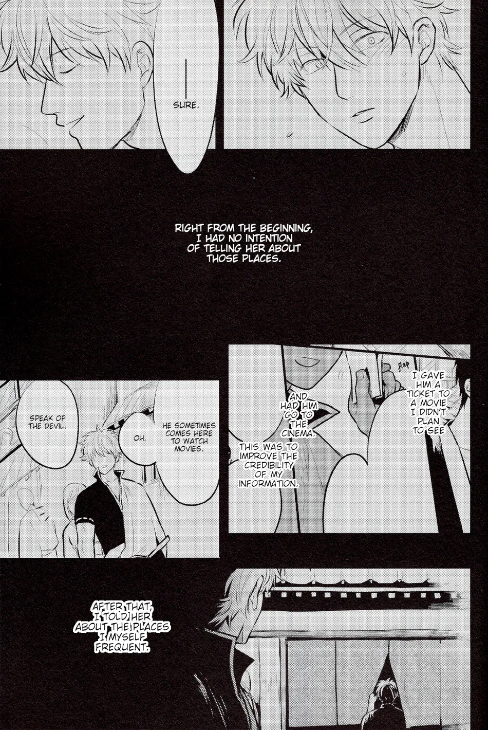 [色ワタリ／さくらな(Sakurana)] Hontou wa Uso – Gintama dj [Eng] — 026