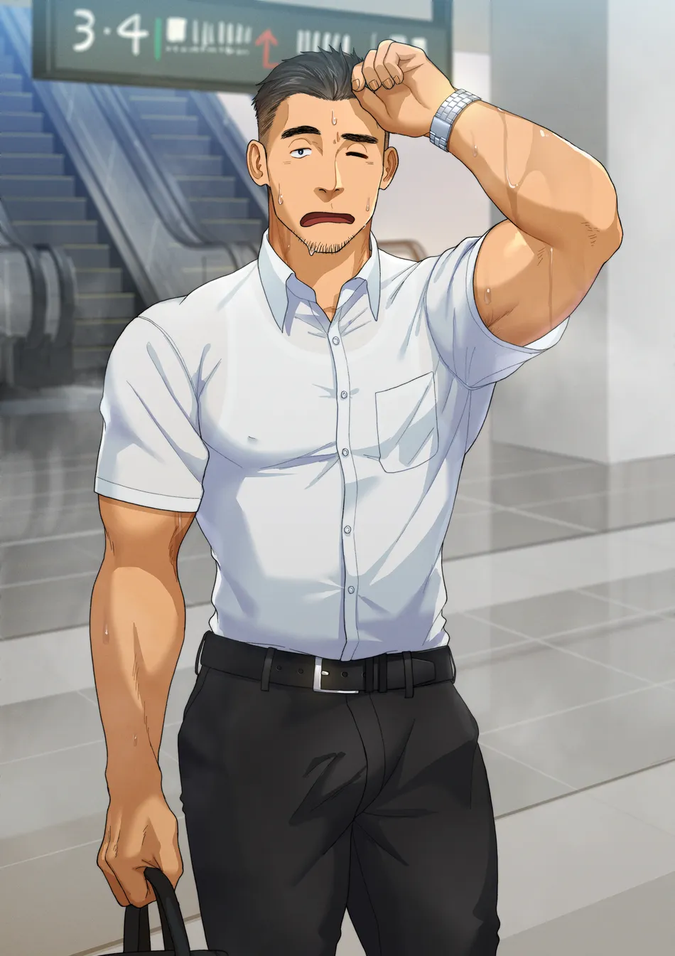 [Ofton Souko (Gorou Naoki)] Going to the beach with Sakamoto [Eng] — 005